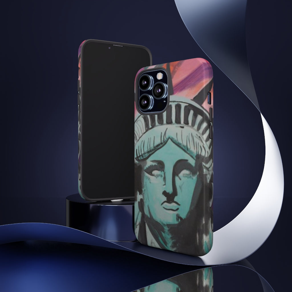 Miss Liberty iPhone Case