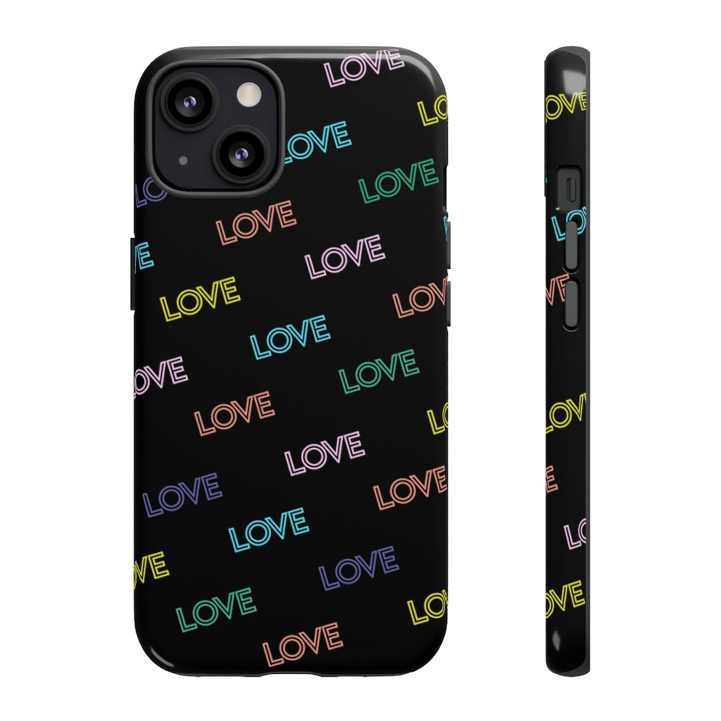 Love Pattern iPhone Case