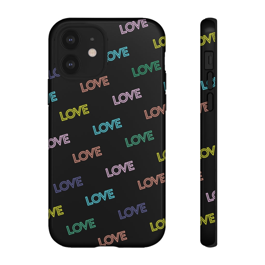Love Pattern iPhone Case