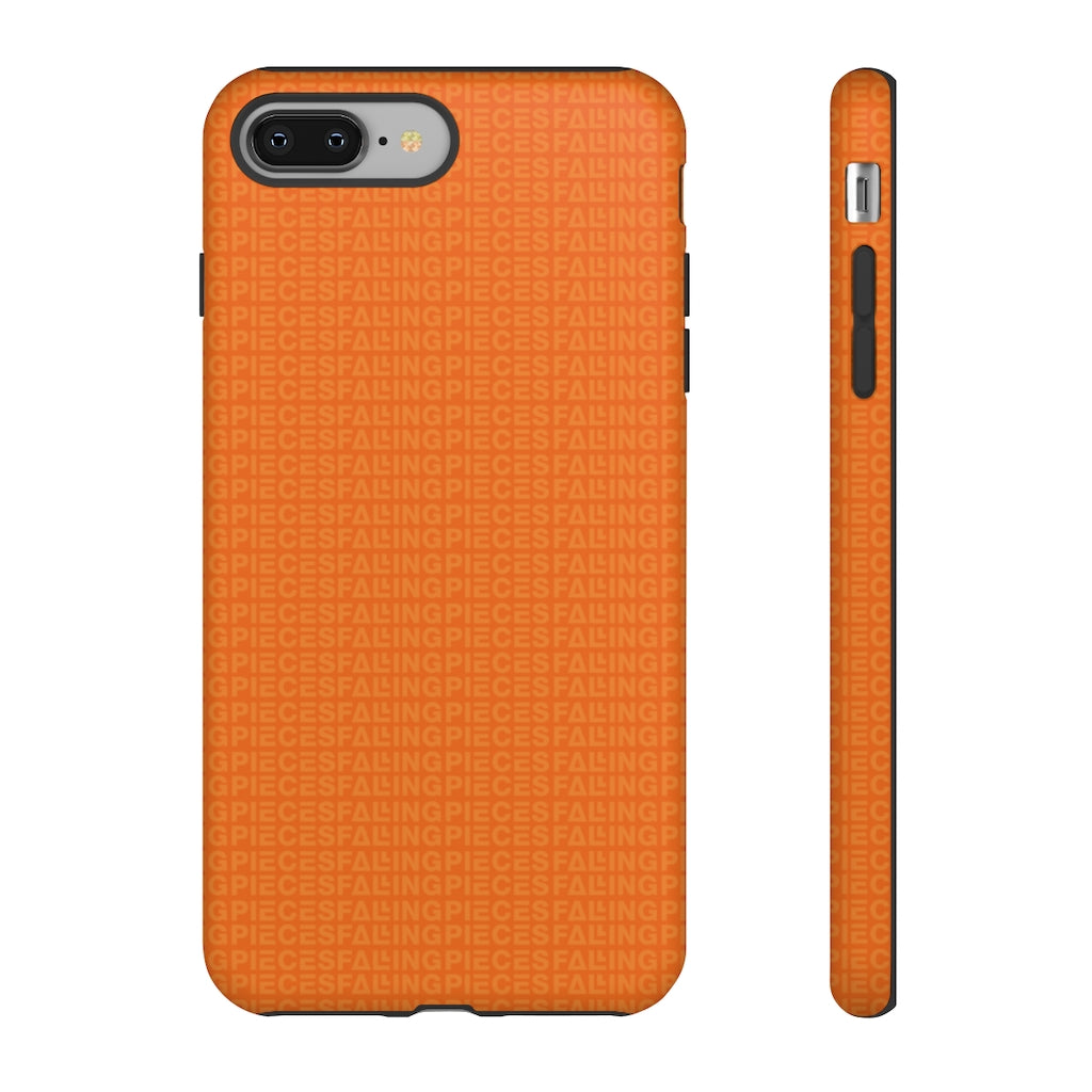 Orange Infinity iPhone Case