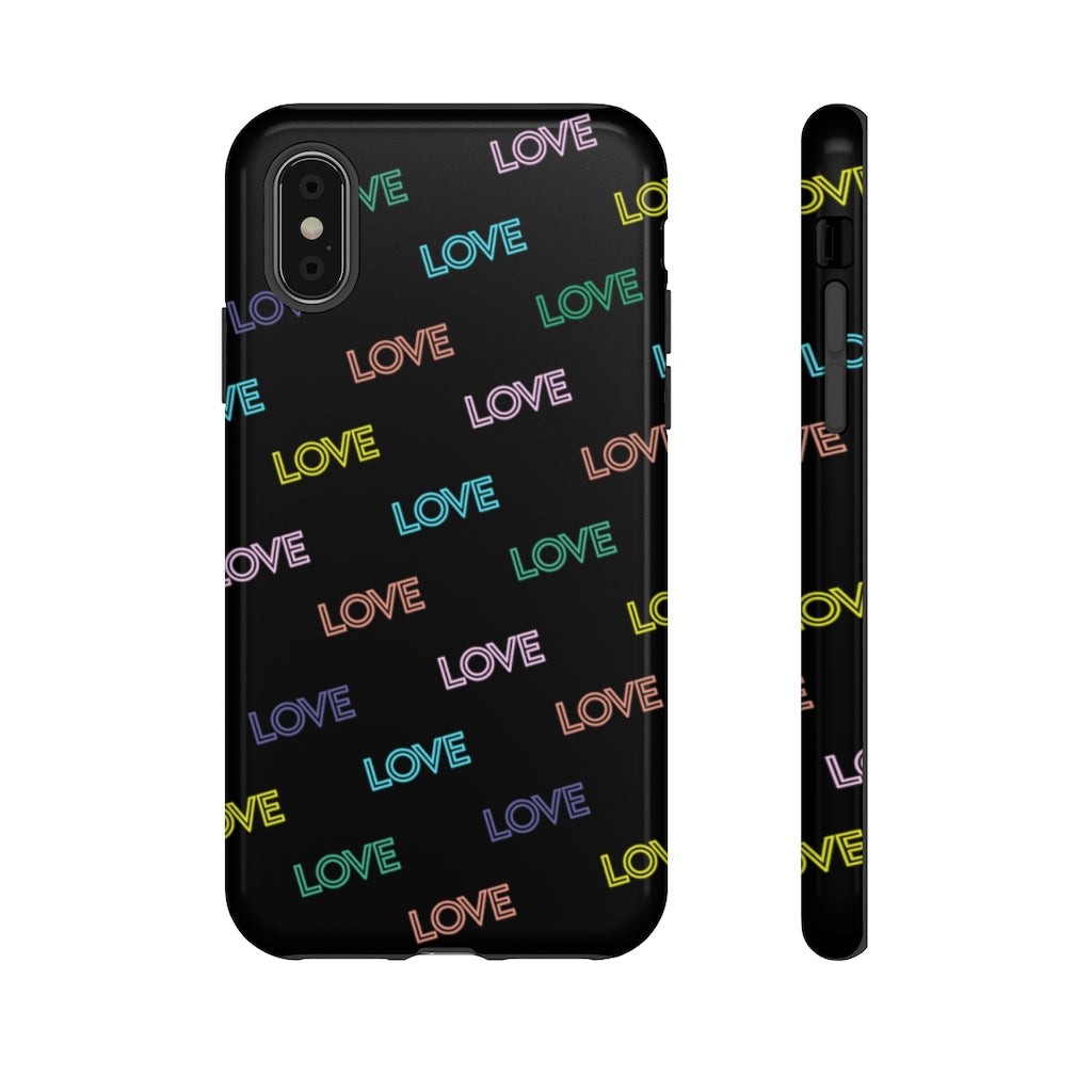 Love Pattern iPhone Case