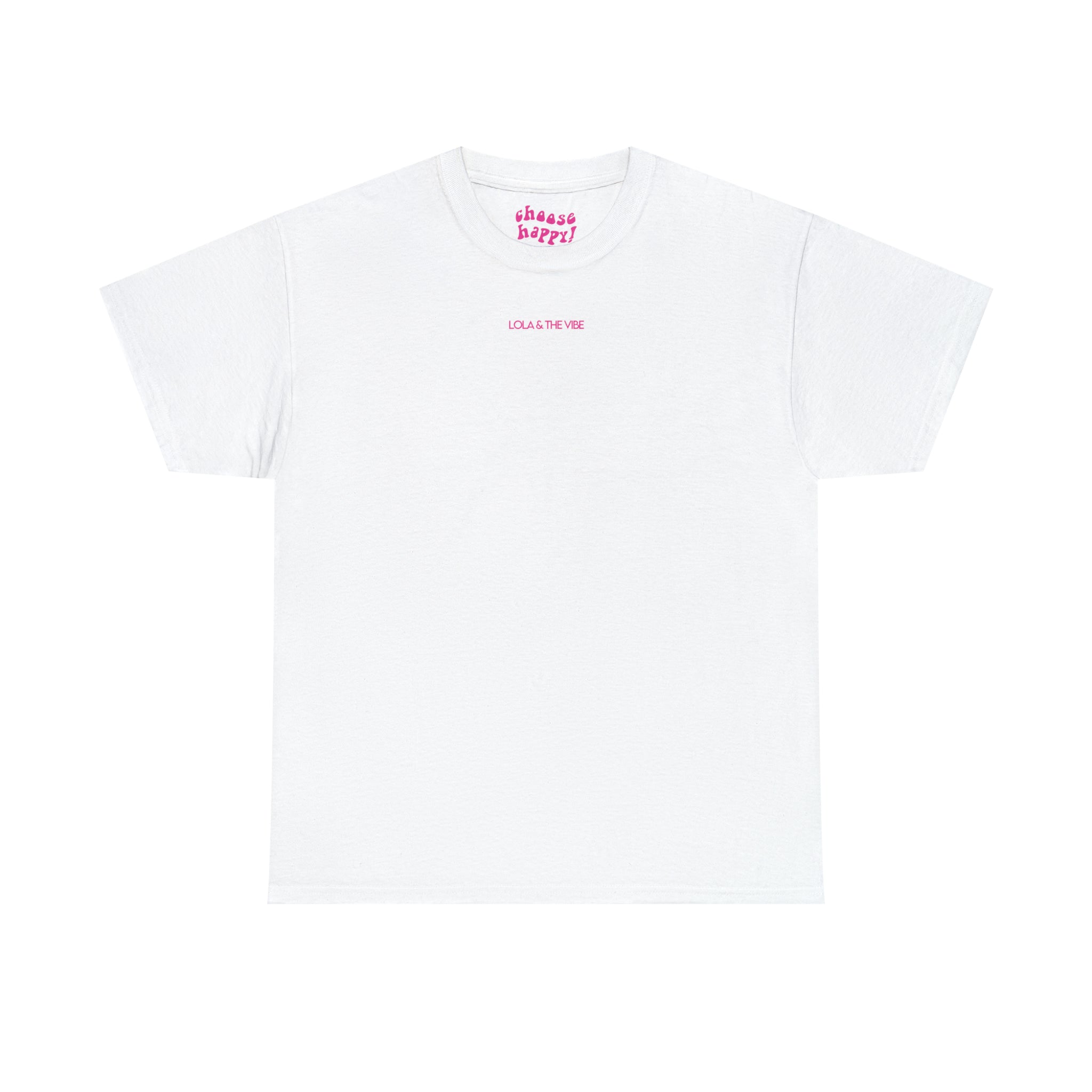SYLMT Tee - White With Hot Pink