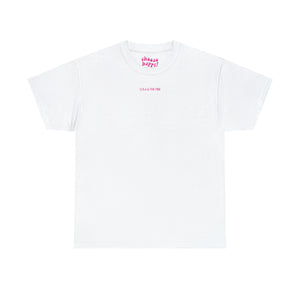 SYLMT Tee - White With Hot Pink